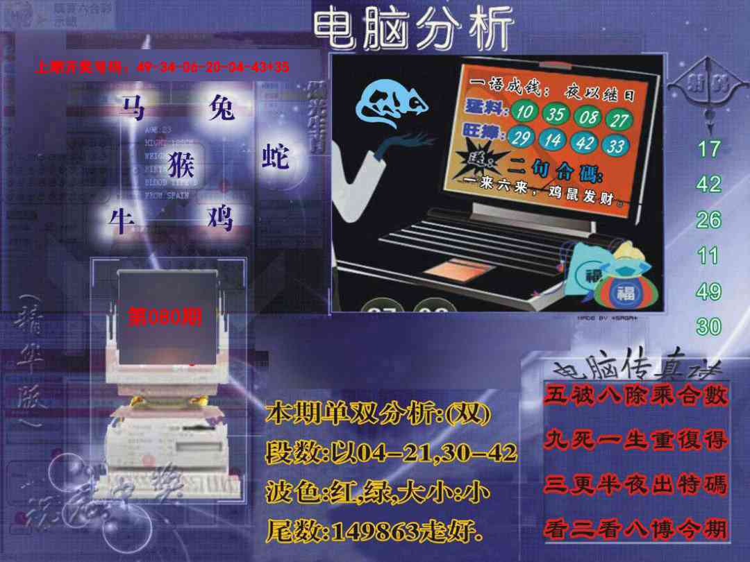 080期正版电脑分析贴士報[图]