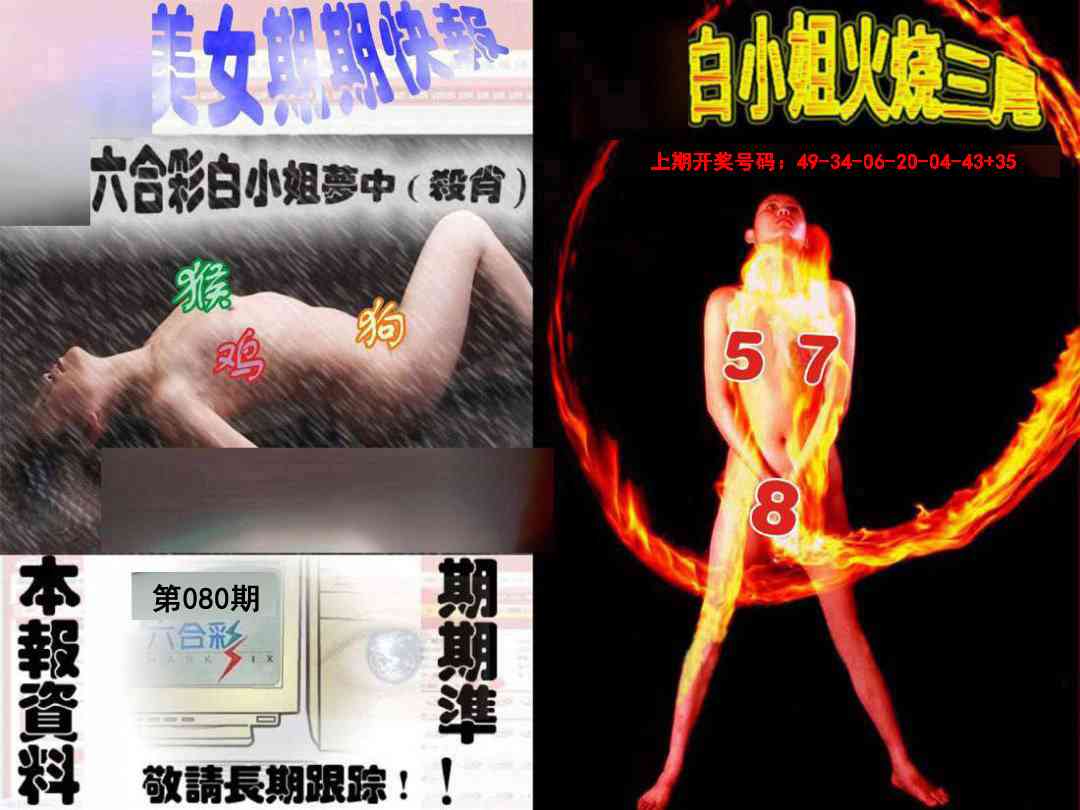 080期环球美女特码报[图]